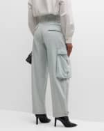 Image 4 of 6: FRAME Wide-Leg Cargo Pants