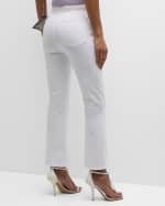 Image 4 of 6: FRAME Braided Crop Mini Bootcut Jeans