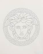 Image 3 of 3: Versace Girl's Medusa & Greca Trim Graphic T-Shirt, Size 4-6