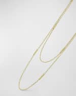 Image 5 of 5: LAGOS 18K Gold Superfine Caviar Beaded 7-Station Chain Necklace