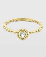 Image 4 of 5: LAGOS 18k Covet Diamond 3mm Rose-Cut Stack Ring, Size 7