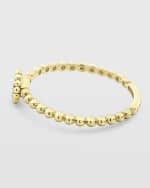 Image 3 of 5: LAGOS 18k Covet Diamond 3mm Rose-Cut Stack Ring, Size 7