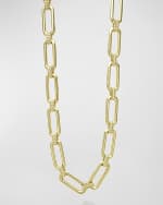 Image 1 of 4: LAGOS 18K Signature Caviar Toggle Smooth Oval Link Necklace