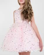Image 3 of 3: Zoe Girl's Talia 3D Sequined Ballet Dress, Size 4-6