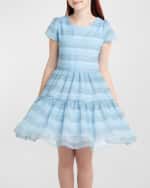 Image 1 of 4: Zoe Girl's Polly Neo Stripe Dress, Size 7-16