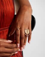 Image 5 of 5: Messika Lucky Move 18K Rose Gold 3-Diamond Ring