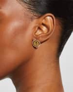 Image 2 of 4: Messika Lucky Move 18K Yellow Gold Diamond Stud Earrings