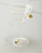 Image 1 of 3: Neiman Marcus Bee Cocktail Glasses, Set of 2
