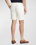 Image 3 of 6: Ralph Lauren Purple Label Men's Silk and Linen Drawstring Shorts