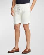 Image 4 of 6: Ralph Lauren Purple Label Men's Silk and Linen Drawstring Shorts