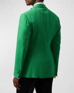 Image 3 of 6: Ralph Lauren Purple Label Men's Kent Handmade Silk Shantung Jacket