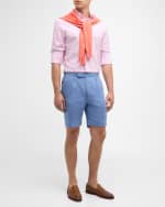 Image 5 of 6: Ralph Lauren Purple Label Men's Davis Linen Drawstring Shorts
