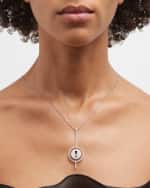 Image 2 of 5: Messika Lucky Move 18K White Gold Arrow Diamond Necklace