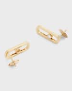 Image 4 of 5: Messika Move Uno 18K Yellow Gold Diamond Earrings