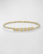 Image 1 of 2: LAGOS 18K Signature Caviar Diamond Slim Setting Bracelet