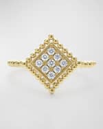 Image 4 of 5: LAGOS 18K Covet Diamond Large Pave Center Stack Ring, Size 7