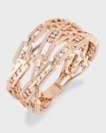 Image 4 of 5: Messika Move Infini 18K Rose Gold Diamond Cuff