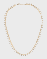 Image 1 of 4: LANA Larger Nude Solo Marquise-Cut Diamond Necklace