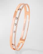 Image 1 of 5: Messika Move Romane 18K Rose Gold Diamond Bracelet