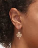 Image 2 of 5: Messika Lucky Move 18K Rose Gold Diamond Pendant Earrings
