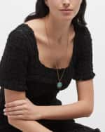 Image 5 of 5: Messika Lucky Move 18K Rose Gold Turquoise Pendant Necklace