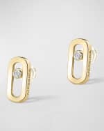Image 1 of 5: Messika Move Uno 18K Yellow Gold Stud Earrings