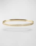 Image 1 of 2: LANA Flawless Vanity Single Row Diamond Hinge Bangle