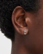 Image 2 of 5: Messika Move Uno 18K White Gold Stud Earrings