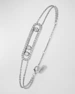 Image 1 of 4: Messika Move Diamond Pave Bracelet, White Gold