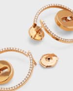 Image 3 of 5: Messika Lucky Move 18K Yellow Gold Diamond Hoop Earrings