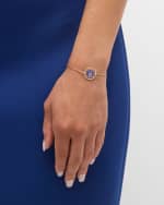Image 2 of 5: Messika Lucky Move 18K Yellow Gold Lapis & Diamond Charm Bracelet