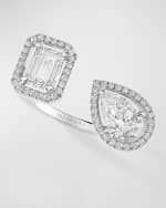 Image 1 of 5: Messika My Twin 18K White Gold Toi & Moi Ring