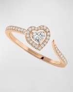 Image 1 of 4: Messika Joy 18k Rose Gold Diamond Ring