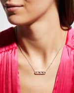 Image 2 of 4: Messika Move Diamond 18K White Gold Pave Necklace