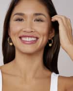 Image 2 of 5: LAGOS Caviar 18k Gold Hoop Earrings, 30mm