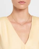 Image 2 of 4: Messika 18K Yellow Gold Move Uno Diamond Bezel Necklace