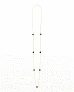 Image 4 of 4: LAGOS 18k Covet Onyx 7mm Round 7-Station Necklace, 32"L