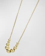 Image 5 of 5: LAGOS Caviar 18k Gold Graduated Bead Necklace
