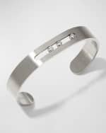 Image 4 of 4: Messika Men's Titanium Diamond Bracelet