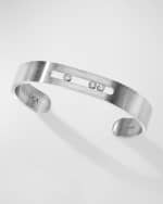 Image 1 of 4: Messika Men's Titanium Diamond Bracelet