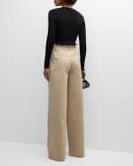 Image 3 of 6: Derek Lam 10 Crosby Juliana Wide-Leg Pleated Trousers