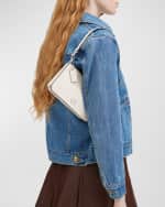 Image 3 of 5: Coach Zip Leather Pouch Shoulder Bag