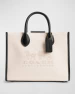 Image 1 of 5: Coach Field Small Canvas Tote Bag
