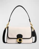 Image 1 of 4: Coach Tabby Canvas Shoulder Bag