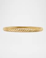 Image 1 of 3: David Yurman Sculpted Cable Bracelet in 18K Gold, 4.5mm
