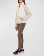 Image 4 of 4: The Upside Harlow Colorblock Fleece Zip-Front Jacket