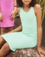 Image 5 of 5: Molo Girl's Cailey Knit Dress, Size 5-6
