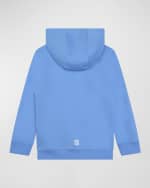 Image 4 of 4: Givenchy Boy's Hooded Logo-Print Fleece Cardigan, Size 8-14