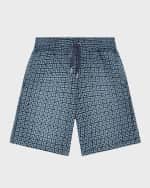 Image 4 of 5: Givenchy Boy's 4G Bermuda Shorts, Size 8-14