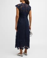 Image 2 of 5: Lela Rose Floral Lace Pencil Dress